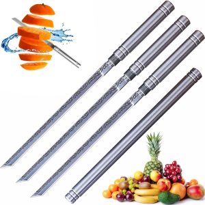multipurpose outdoor portable fruit knife with sheath, portable kitchen tools
