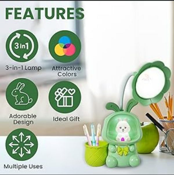 cute desk lamp with pen holder