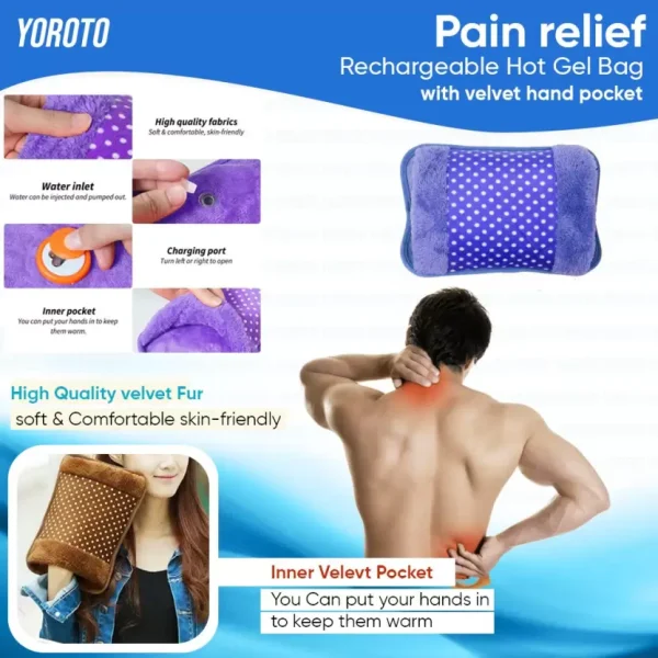 electric hot water bag pain remover multicolour hot water bag