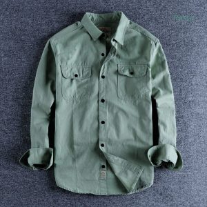 high thickness double pocket shirt..