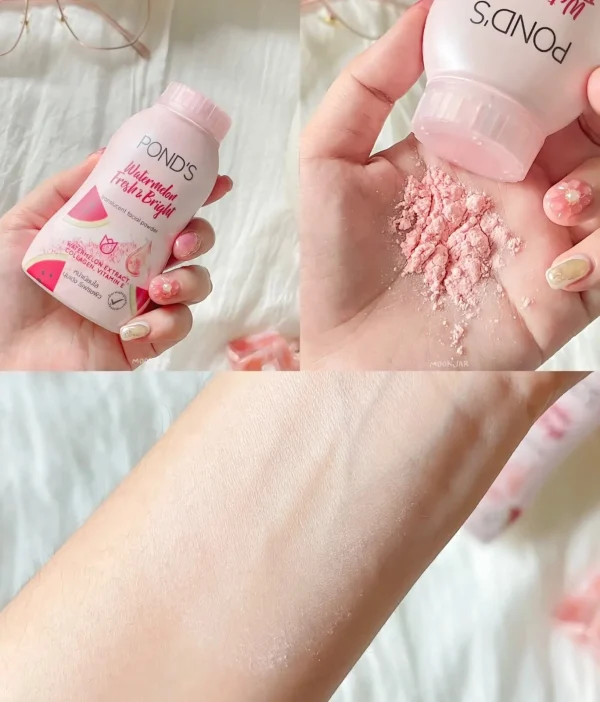 pond's watermelon fresh & bright translucent facial powder