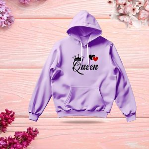 premium comfortable stylish (queen light purple) ladies winter hoodie