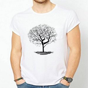 stylish half sleeve jersey fabrics t shirt for men