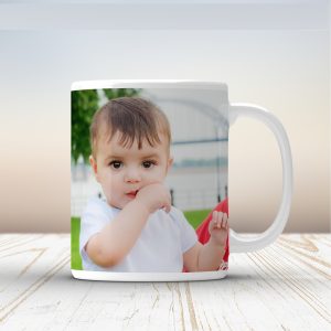 personalised coffee, tea, water mug, add photo text logo picture image