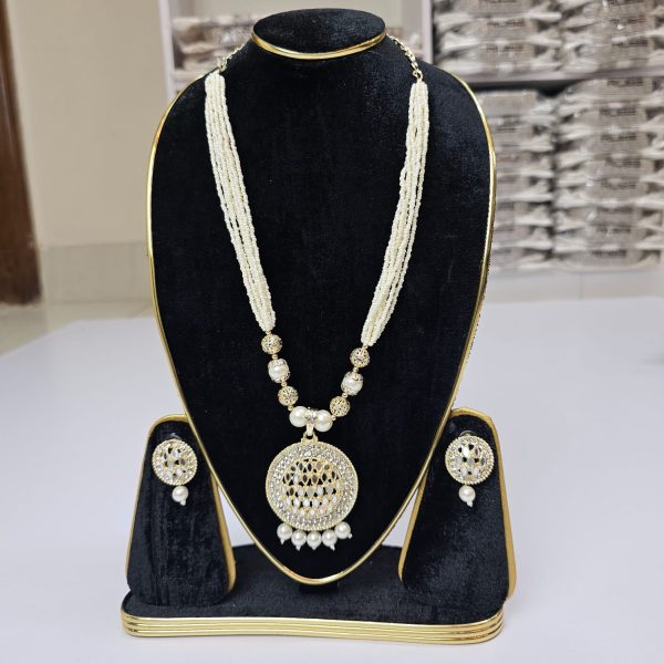 necklace set with earrings for women