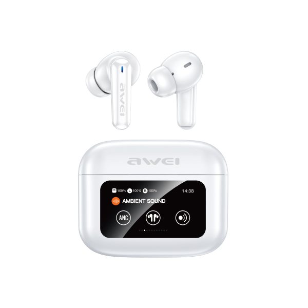 awei t56 anc earbuds with led touch display