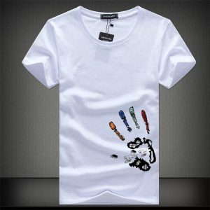 stylish half sleeve jersey fabrics t shirt for men