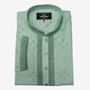 exclusive embroidery cotton panjabi with premium box
