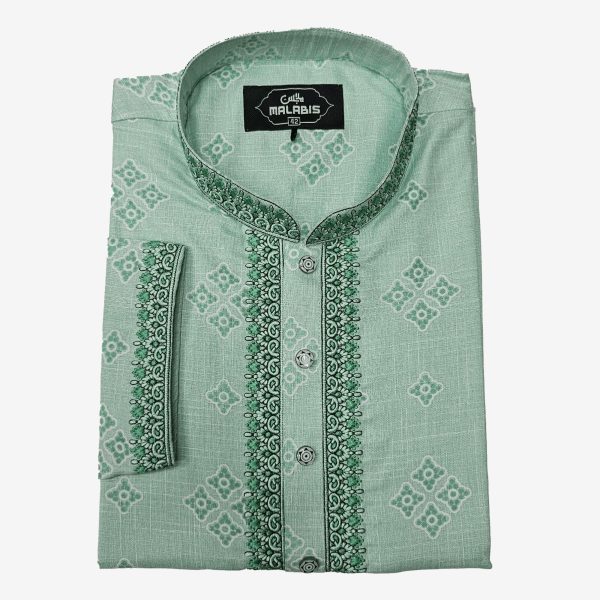 exclusive embroidery cotton panjabi with premium box