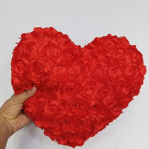 heart shape red love pillow | send soft toys as gifts