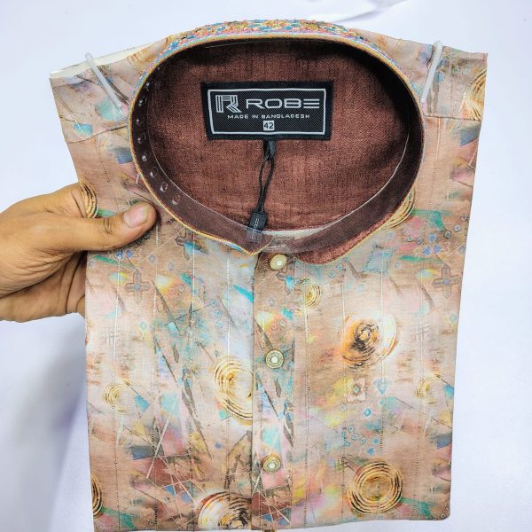 indian cotton gorgeous karchupi panjabi