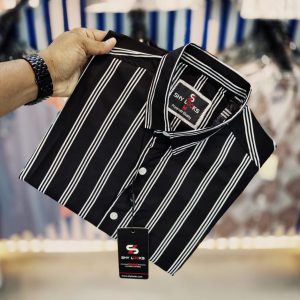 shy looks pure cotton 'full sleeve check shirt