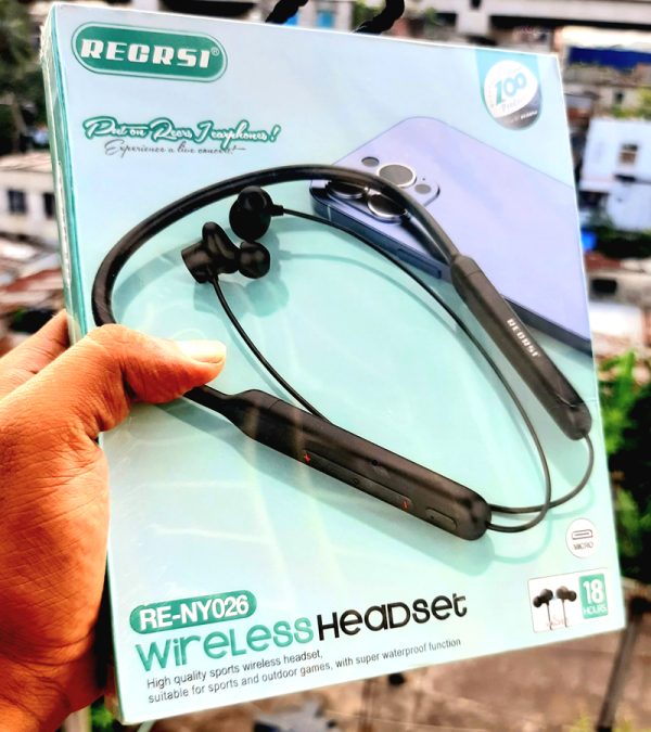 recrsi neckband headphone ny26