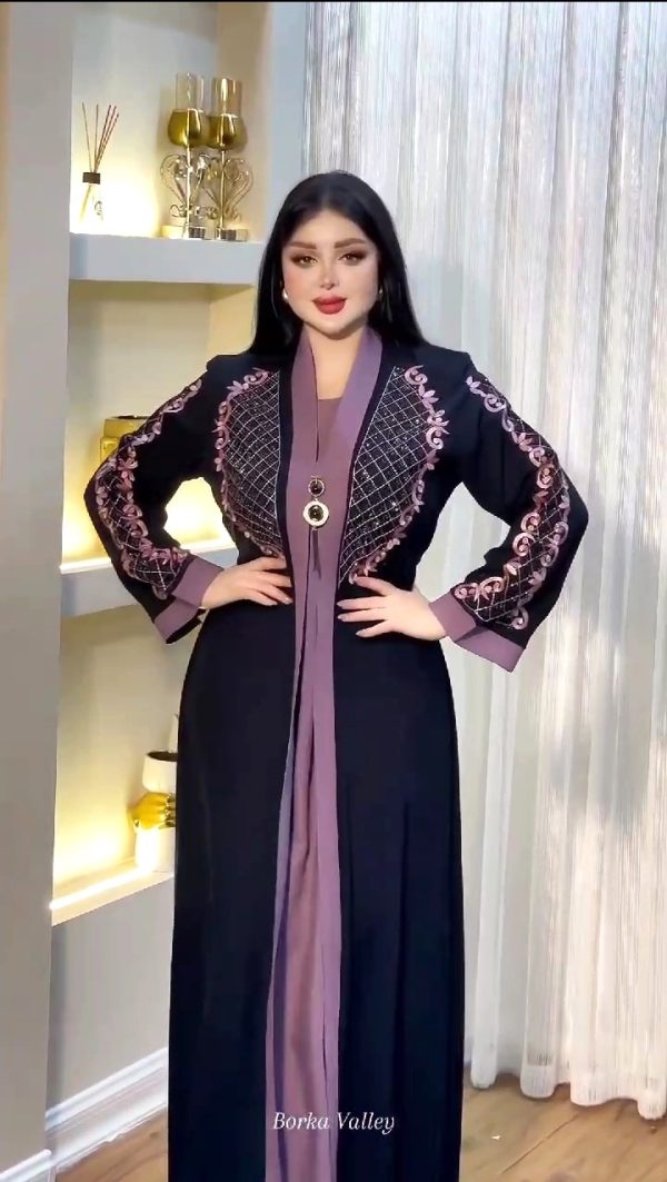 আবায়া এডযাস্ট কটি বোরকা ড্রেস