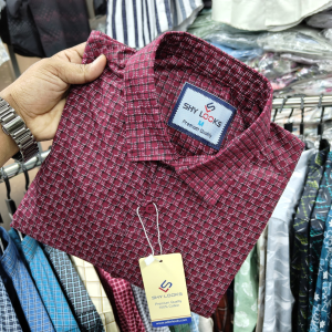pure cotton full sleeve check shirt for men's