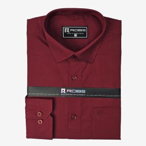 cotton exclusive formal shirt ( light meroon)