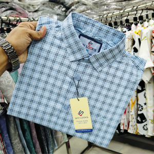pure cotton full sleeve check shirt for men's