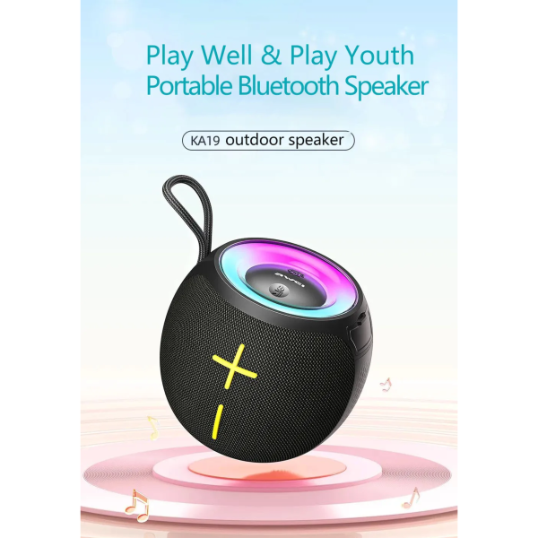 awei ka19 360° stereo sound bluetooth speaker