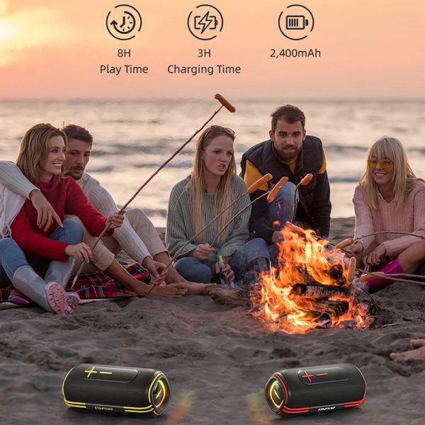 awei ka5 portable outdoor wireless speaker 20w – 2400mah battery (6 months warranty)