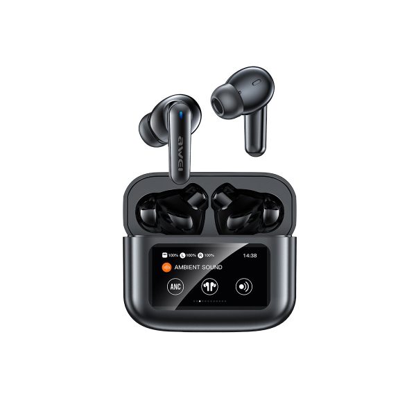 awei t56 anc earbuds with led touch display