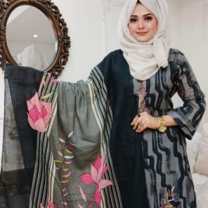 cotton print three pcs