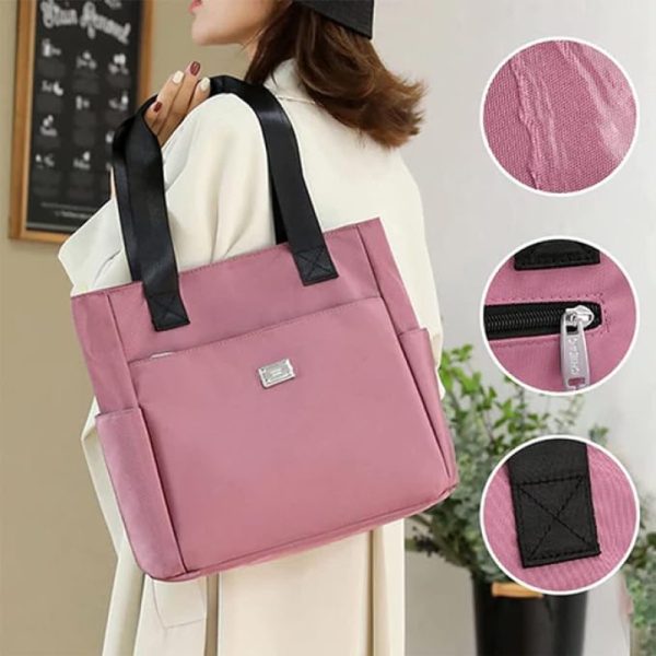 fashion shopping bag (pink)