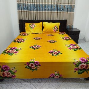 king size full cotton fabric panel bedsheet