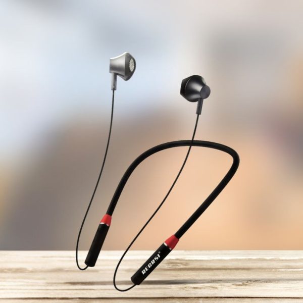 recrsi re ny031 bluetooth wireless,waterproof neckband with 50 hours charging backup