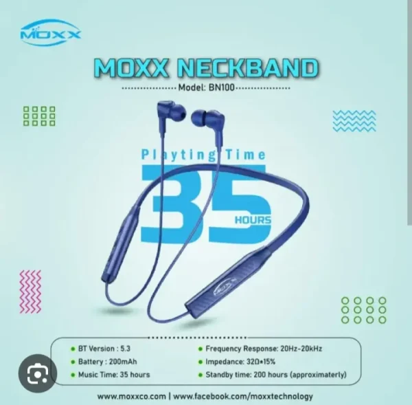 moxx wireless neckband (bn 100)