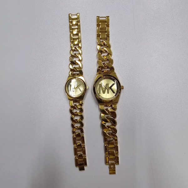 michael kors stainless steel fashionable couple watches