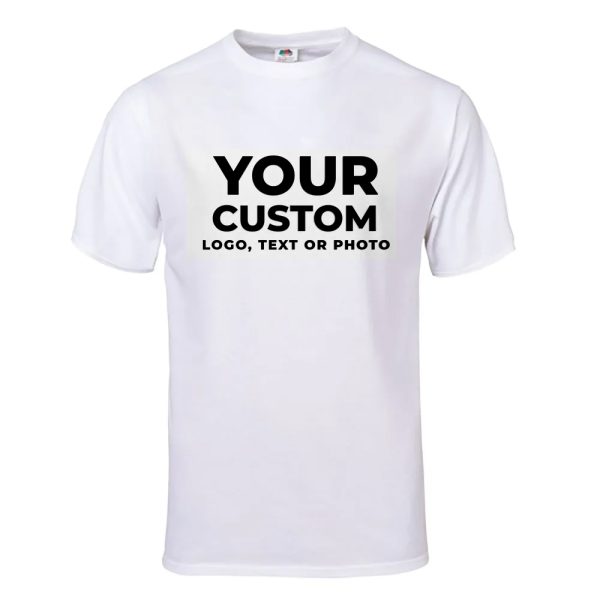 customize t shirt (you can add any text, pic, logo etc)
