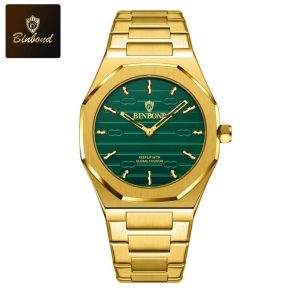 binbond 818 stainless steel quartz fashionable premium watch
