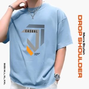 men's stylish drop shoulder t shirt