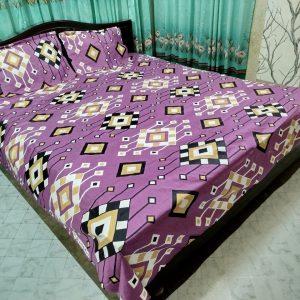 king size full cotton fabric panel bedsheet