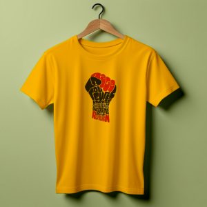 jersey fabrics rise your hand t shirt