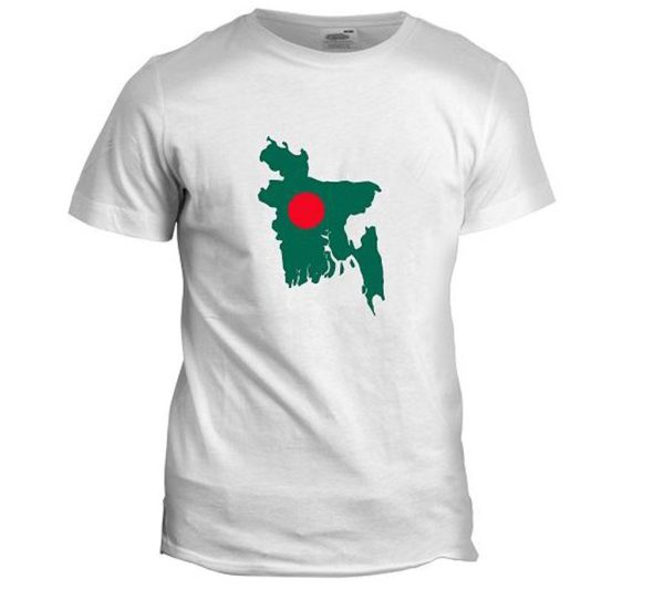 bangladesh map jersey fabrics t shirt for men