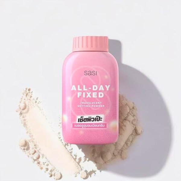 sasi all day fixed translucent setting powder 50g