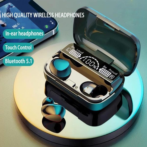m10 wireless earbuds bluetooth v5.1 tws