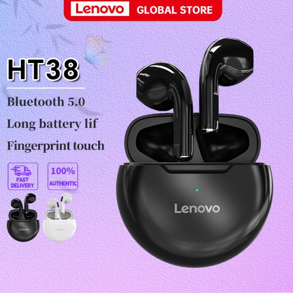 lenovo ht38 true wireless bluetooth earbuds