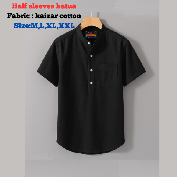 combo kaizar cotton half sleeves katua for men's