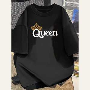 lovely drop shoulder t shirt for women