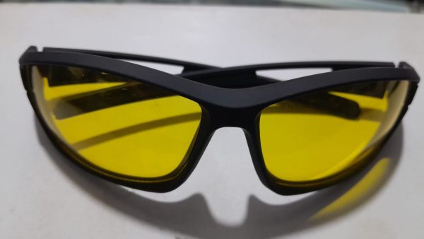 night vision driving, biking & cycling glasses yellow with luxuary box