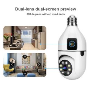 v380 sq002 3mp bulb camera wi fi ip camera