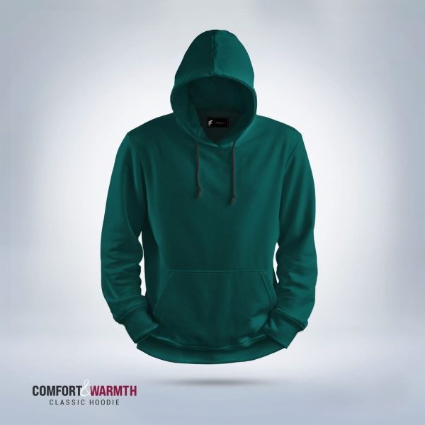 solid premium hoodie [sea green ]