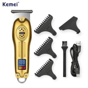 kemei km 678 usb charging electric hair trimmer