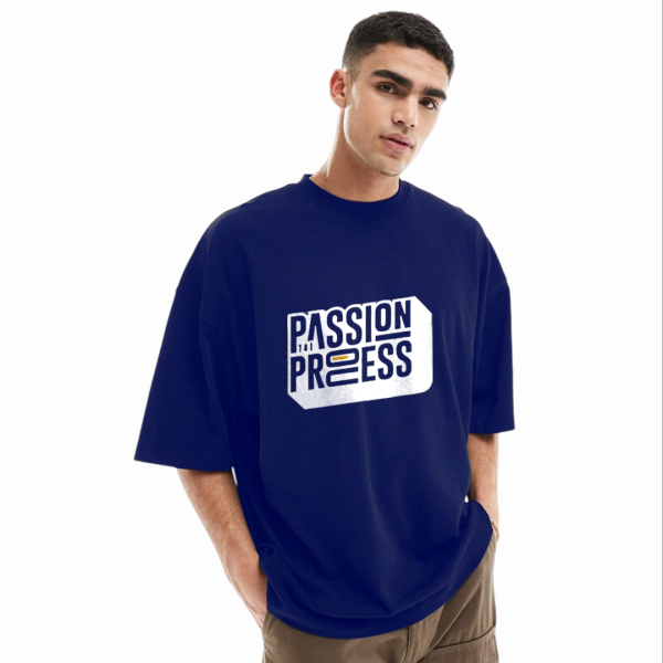 men's stylish drop shoulder (blue)