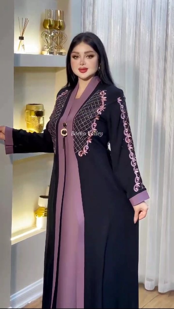 আবায়া এডযাস্ট কটি বোরকা ড্রেস