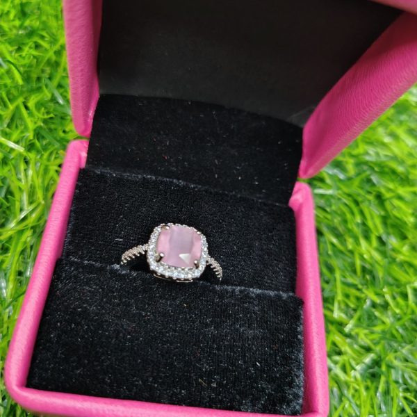 blush pink elegance ring