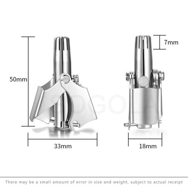 support cod manual nose & ear hair trimmer stainless steel