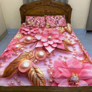 china premium 3d design bed sheet